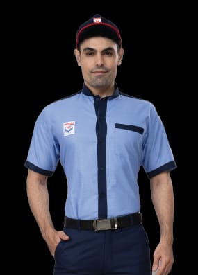 HP CLUB β Complete Uniform Set. shirt Blue Check with Navy Blue Trouser & P-Cap