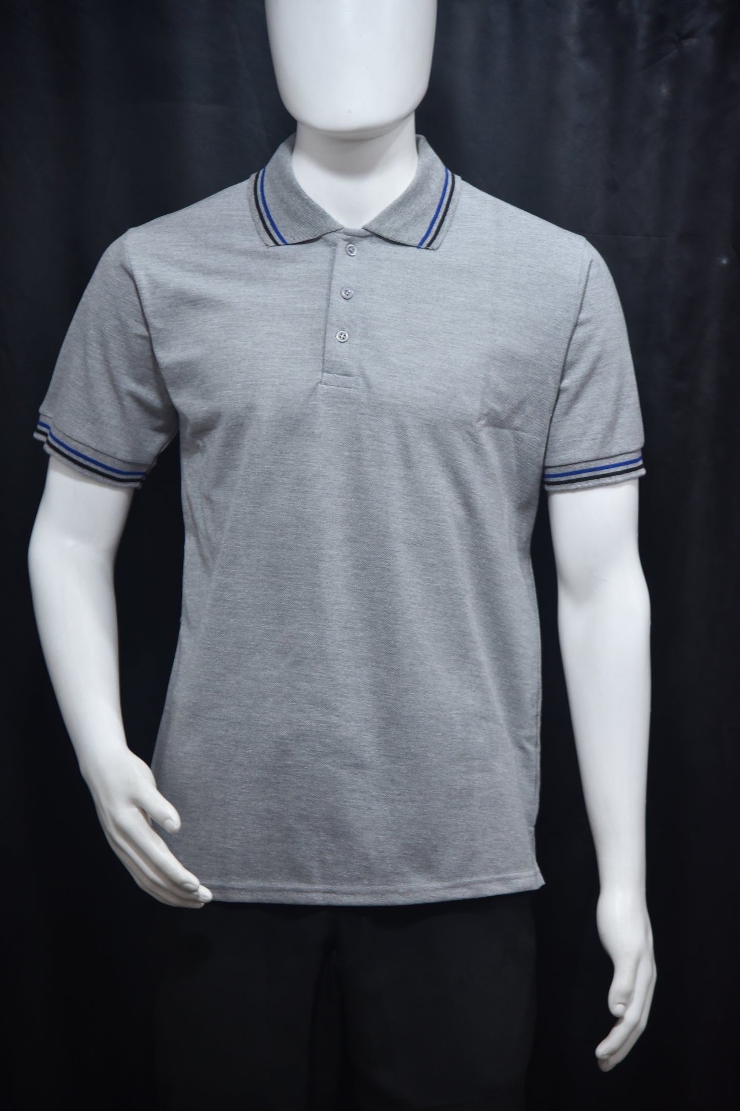 Premium Mélange T-Shirts with Tipping – 230 GSM Code - TST-14 TSHIRT Rs 220