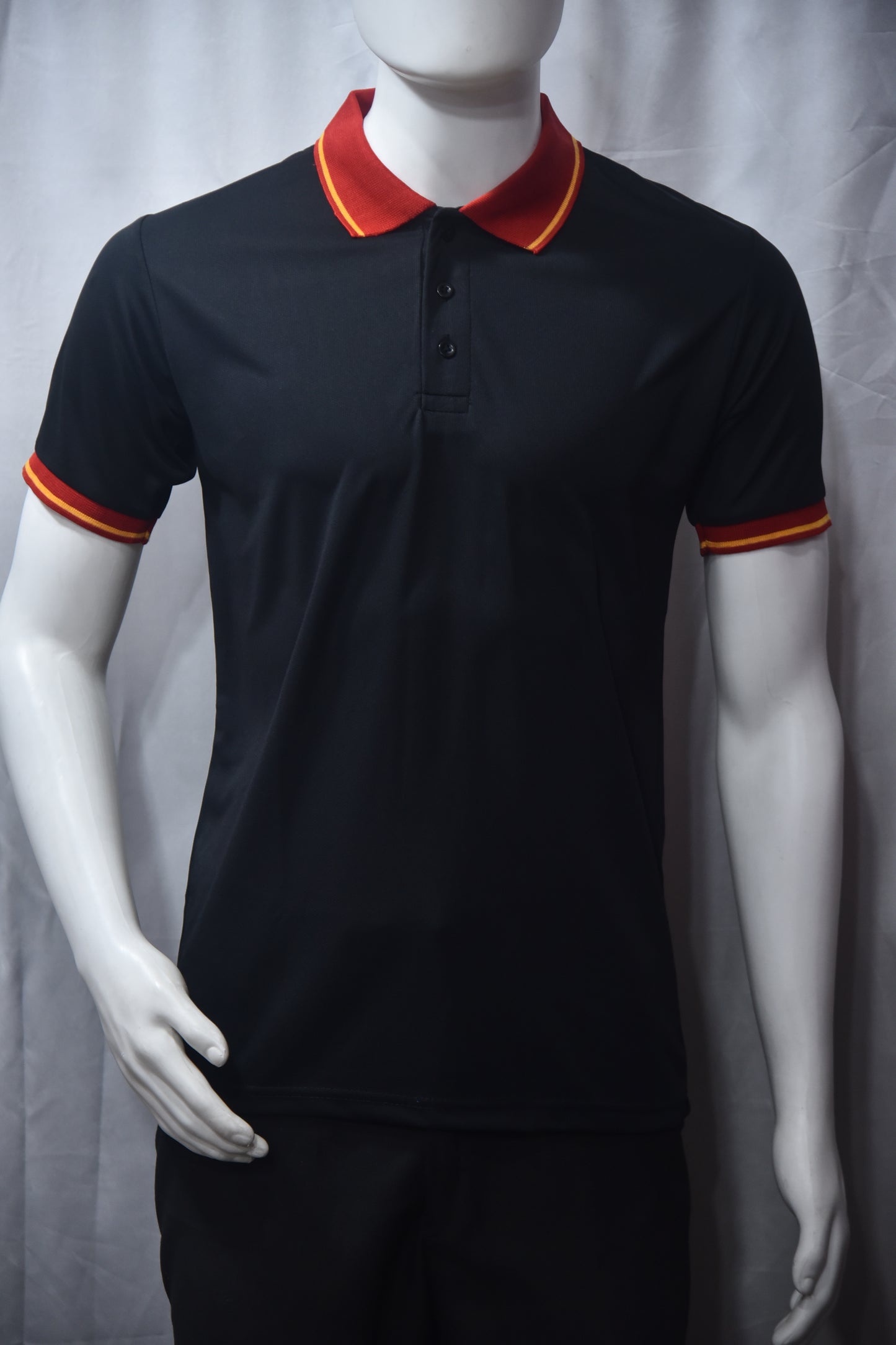 Dry Fit Red T-Shirt with Contrast Red Collar & Sleeve Rib ( White Tipping) – 160 GSM Code TFT-01 Rs 125 (Copy)