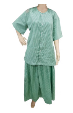 Patient Female Uniform Top & Skirt MPU-07 - Rs 425