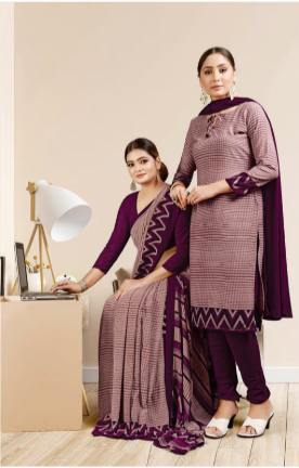 SAREE & UNSTITCHED SALWAR SUIT STYLE D.NO. 405/ 405-D PRICE RS 455