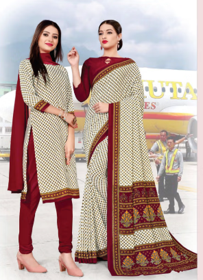 SAREE & UNSTITCHED SALWAR SUIT STYLE D.NO. 312/ 312-D PRICE RS 455
