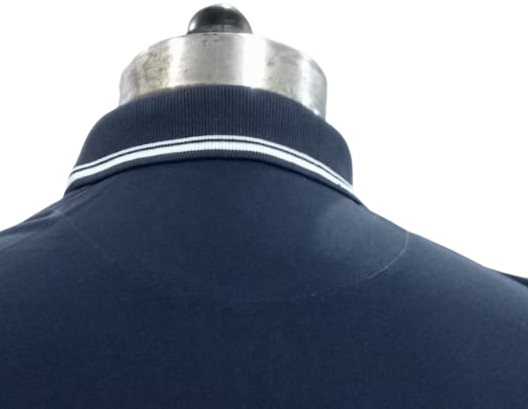 T-SHIRT SAP MATTY NAVY BLUE WITH TWO WHITE TIPPING STYLE NO SMTD-04 PRICE RS 199 Per Piece