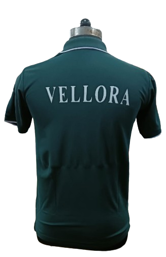 T-SHIRT SAP MATTY GREEN WITH WHITE TIPPING STYLE NO SMTS- 08 PRICE RS 195 Per Piece