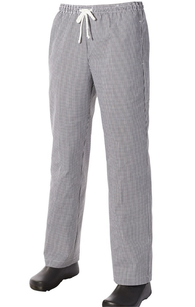 Trouser Chef Pant Men's Houndstooth check Makkhi Checks Drawstring Stripe Trouser Moq 2