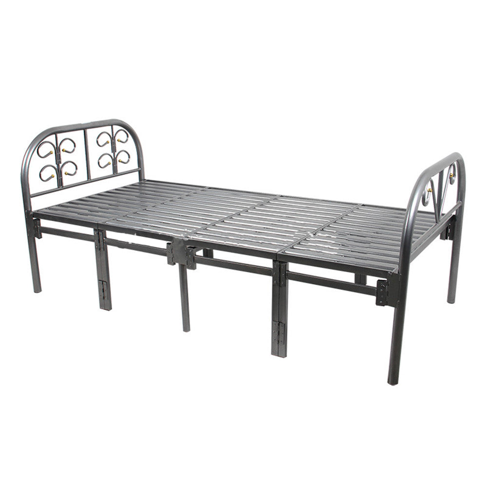 Bed Folding Wintage Strong Metal Powered Coated Modern