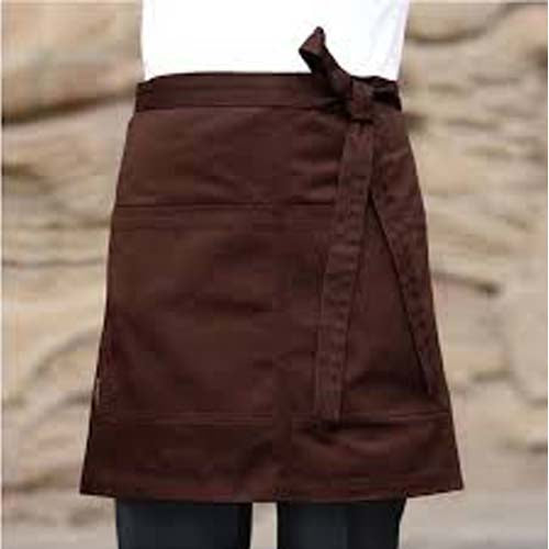 WAIST APRON BROWN GEBERDINE BLENDED SUITING FABRIC RS 95 MINIMUM BUY 6 PIECE