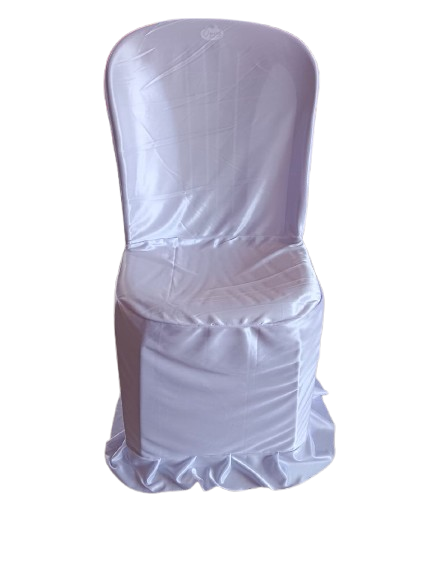 Plain Single Color Chair Cover for Plastic Armless Chairs | Bright Lycra 28 Gauge | Wedding, Party & Banquet Decor