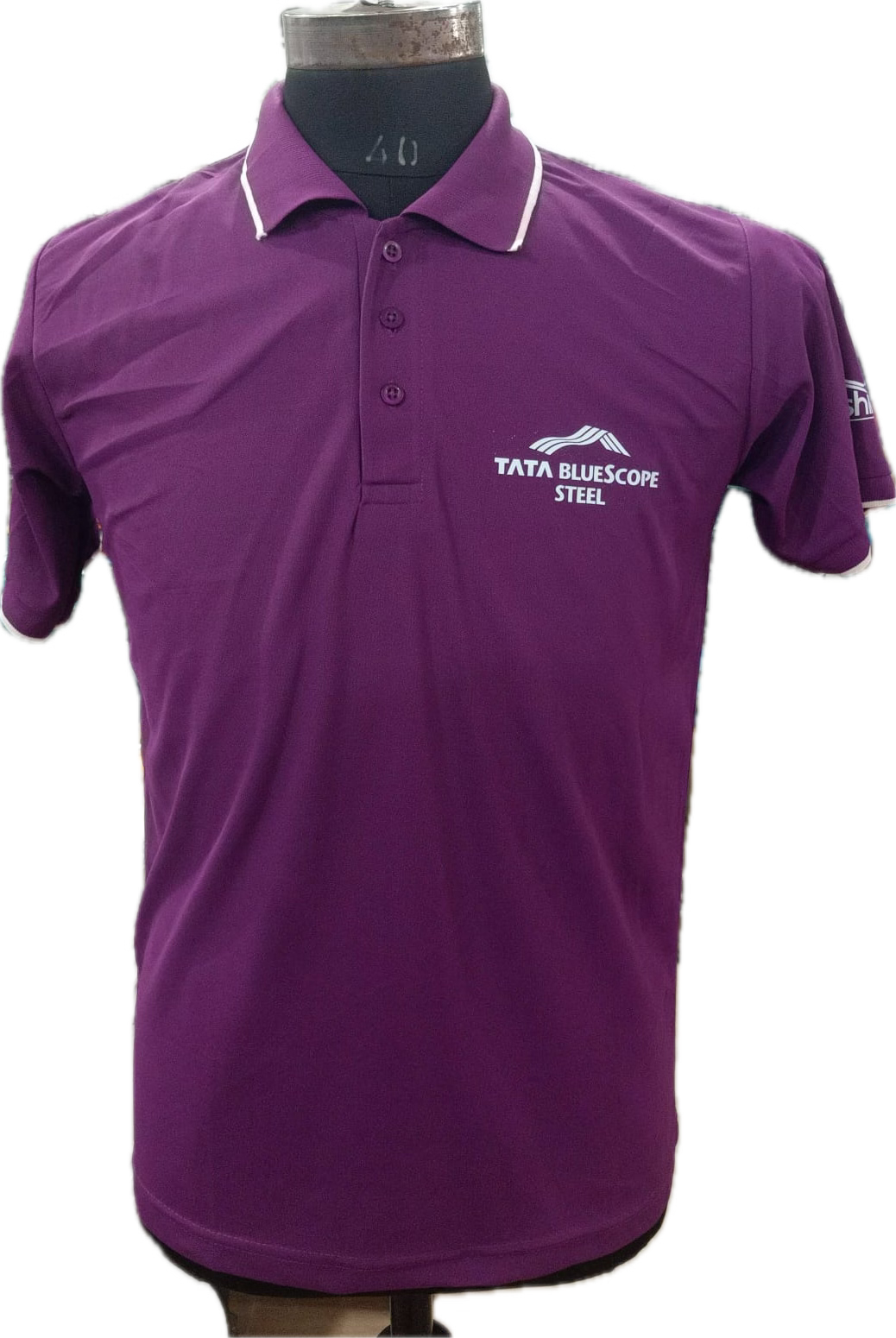 T-shirt Purple with White Tipping. Premium T-Shirts – Sap Matti New Fusion Creations Rs 185
