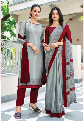 SAREE & UNSTITCHED SALWAR SUIT STYLE  D.NO. 3329/ 3329-D PRICE RS 575