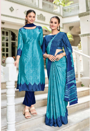 SAREE & UNSTITCHED SALWAR SUIT STYLE  D.NO. 3346/ 3346-D PRICE RS 575