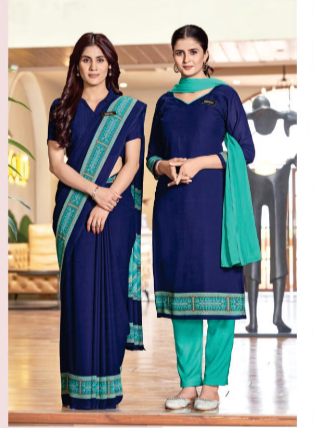 SAREE & UNSTITCHED SALWAR SUIT STYLE D.NO. 501/ 501-D PRICE RS 455