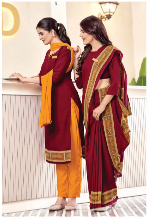 SAREE & UNSTITCHED SALWAR SUIT STYLE D.NO. 502/ 502-D PRICE RS 455