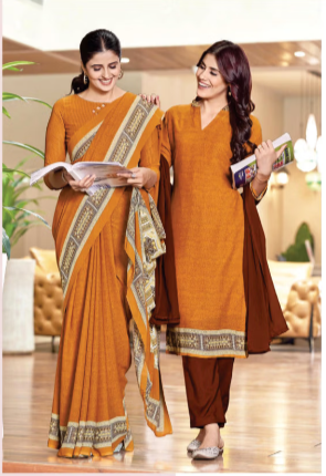 SAREE & UNSTITCHED SALWAR SUIT STYLE D.NO. 503/ 503-D PRICE RS 455