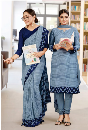 SAREE & UNSTITCHED SALWAR SUIT STYLE D.NO. 406/ 406-D PRICE RS 455