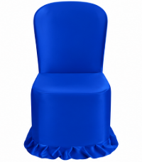 Plain Single Color Chair Cover for Plastic Armless Chairs | Bright Lycra 28 Gauge | Wedding, Party & Banquet Decor
