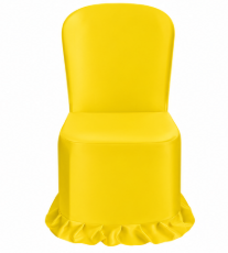 Plain Single Color Chair Cover for Plastic Armless Chairs | Bright Lycra 28 Gauge | Wedding, Party & Banquet Decor