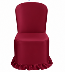 Plain Single Color Chair Cover for Plastic Armless Chairs | Bright Lycra 28 Gauge | Wedding, Party & Banquet Decor