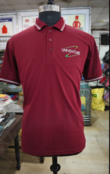 T-SHIRT SAP MATTY PURPLE WITH TWO WHITE TIPPING STYLE NO SMTD-03 PRICE RS 199 Per Piece