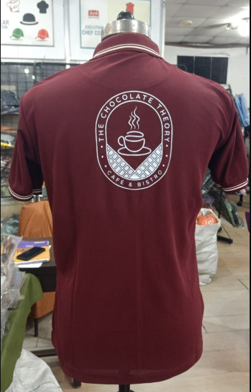 T-SHIRT SAP MATTY PURPLE WITH TWO WHITE TIPPING STYLE NO SMTD-03 PRICE RS 199 Per Piece