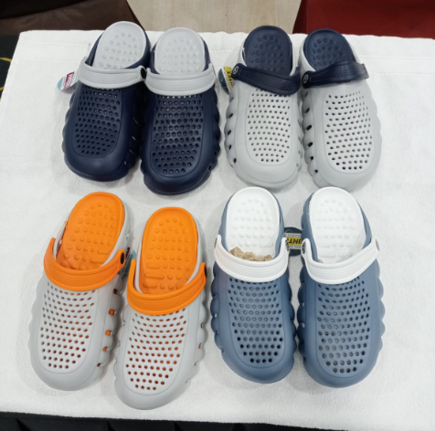 EVA Clog Slipper  Orange,  Blue, Navy & Grey – Rs. 220 Per Pair