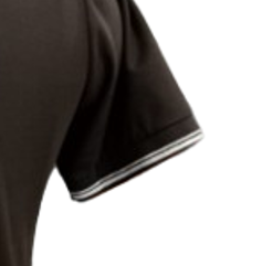 T-SHIRT SAP MATTY BROWN WITH TWO WHITE TIPPING STYLE NO SMTD-05 PRICE RS 199 Per Piece