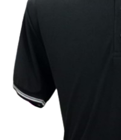 T-SHIRT SAP MATTY BLACK WITH TWO WHITE TIPPING STYLE NO SMTD-01 PRICE RS 199 Per Piece