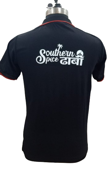 T-SHIRT SAP MATTY BLACK WITH RED TIPPING STYLE NO SMTS-0 PRICE RS 195 Per Piece (Copy)