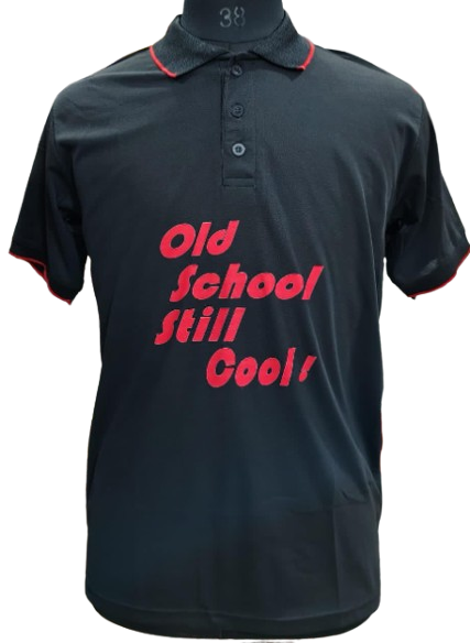 T-SHIRT SAP MATTY BLACK WITH RED TIPPING STYLE NO SMTS-0 PRICE RS 195 Per Piece (Copy)