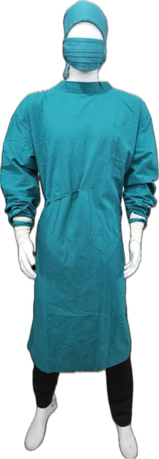 SURGEON GOWN – PLAIN MILL-COTTON CASEMENT FABRIC | SG-022 | ₹425