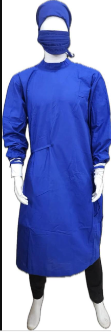 SURGEON GOWN – PLAIN MILL-COTTON CASEMENT FABRIC | SG-022 | ₹425
