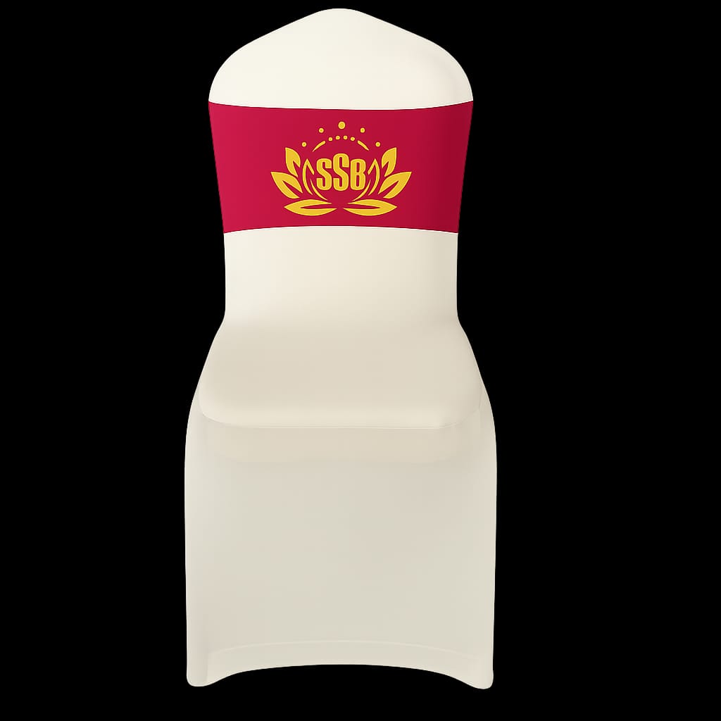 Spandex Banquet Chair Cover with Band | Full Stretch Lycra