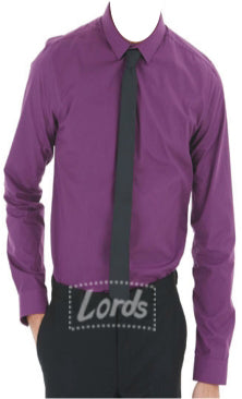 Shirt Formal Executive Style Dark Purple Color COS-09 – lordsindia