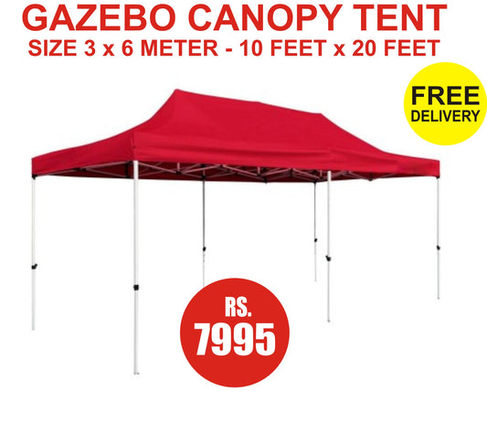 Gazebo Canopy Tent Blue Color GT-06 SIZE 3 METER X 6 METER RS 7200