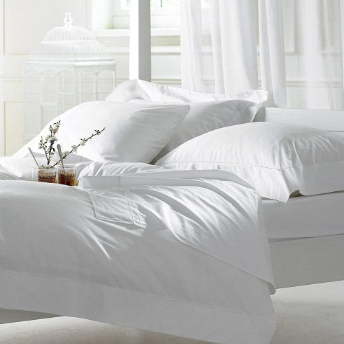 Bedsheet Bed Sheet Plain Percale 40s Count 210 TC Reliance Fabric