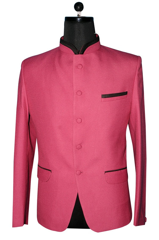 Mens Stylish Pinkish Jodhpuri Prince Coat MBJ-82