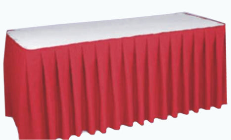 Frill Table Skirting Heavy Lycra - Banquet Table TS-001 RS 675