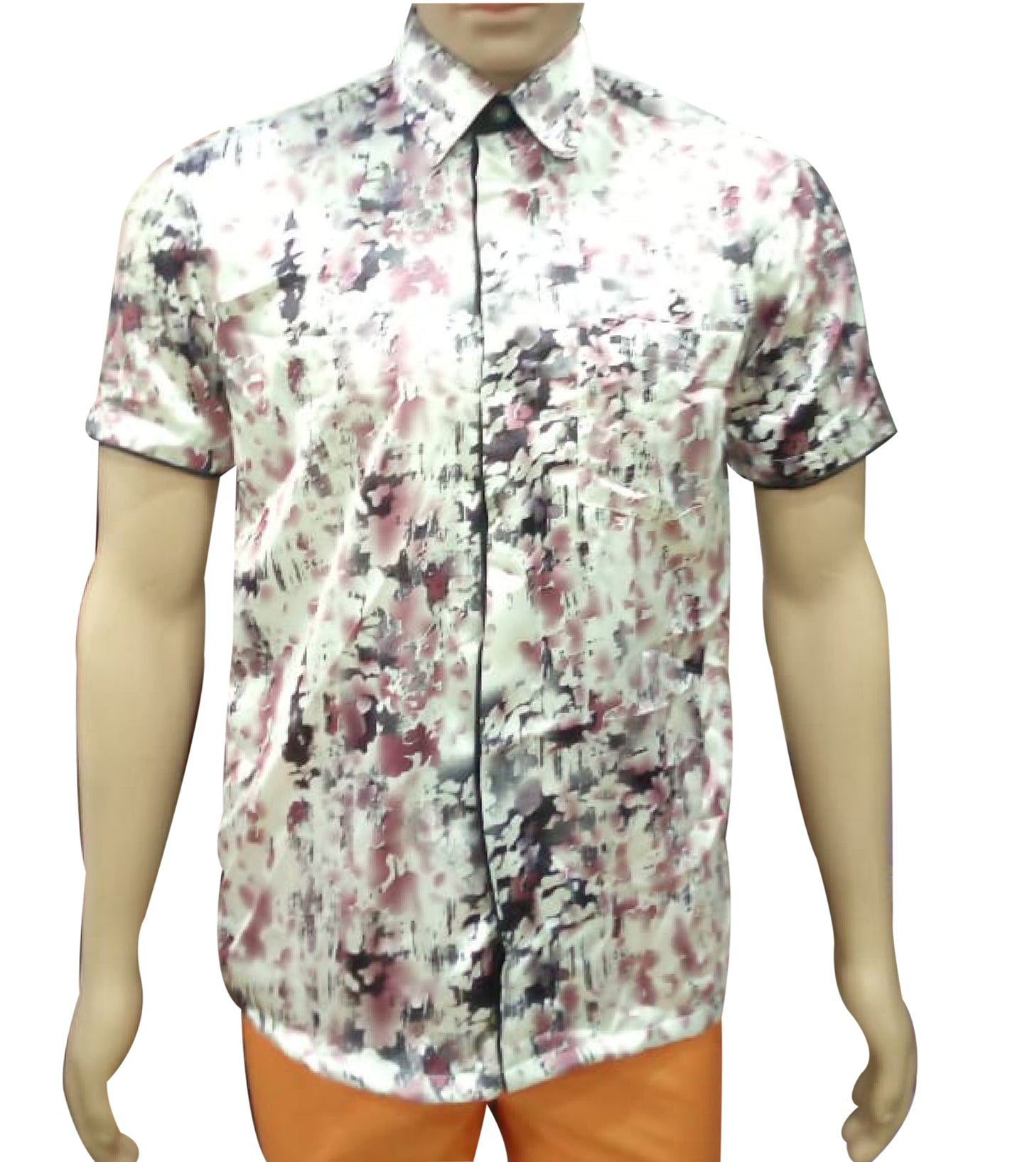 Shirts Caribbean Printed Short Sleeve PTD-38
